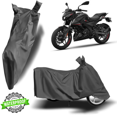 NG Auto Front Waterproof Two Wheeler Cover for Bajaj(Pulsar 250, Grey)