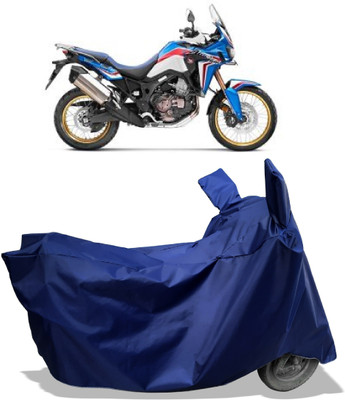 Amexride Two Wheeler Cover for Honda(CRF1000L Africa Twin BS6, Blue)