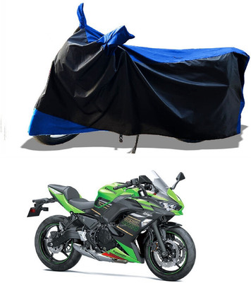 DeepShakshi AUTOMOTIVE Waterproof Two Wheeler Cover for Kawasaki(Ninja 650 BS6, Blue)