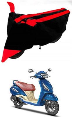 AutoGalaxy Waterproof Two Wheeler Cover for TVS(Jupiter Grande, Red, Black)