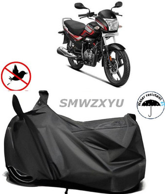 smwzxyu Waterproof Two Wheeler Cover for Hero(Xtreme, Clear, Black)