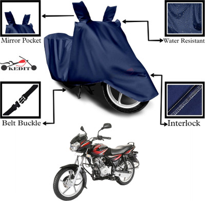 KEDIT Two Wheeler Cover for Universal For Bike(Blue)