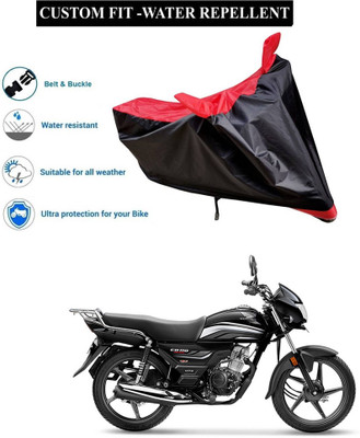 PAGORA Waterproof Two Wheeler Cover for Hero(CD 110 Dream, Red)