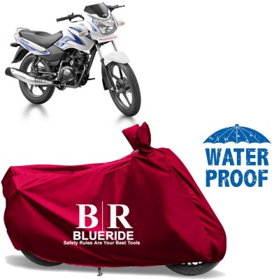 BLUERIDE Two Wheeler Cover for TVS(Sport, Maroon)