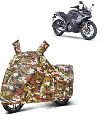 AutoRetail Two Wheeler Cover for Bajaj(Pulsar RS 200, Multicolor)