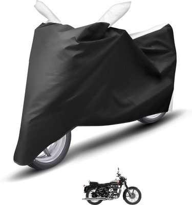 Caronix Waterproof Two Wheeler Cover for Royal Enfield(Standard 350, White)