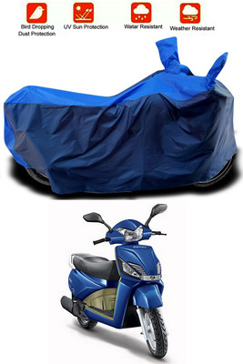Mdstar Waterproof Two Wheeler Cover for Mahindra(Gusto, Blue, Blue)