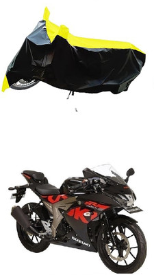 VESMEI Two Wheeler Cover for Suzuki(GSX R150, Yellow)