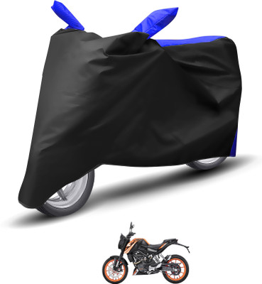 Caronix Waterproof Two Wheeler Cover for KTM(125 Duke, Blue)