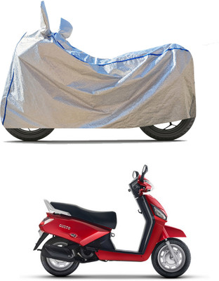 CODOKI Waterproof Two Wheeler Cover for Mahindra(Gusto 125 BS6, Silver)