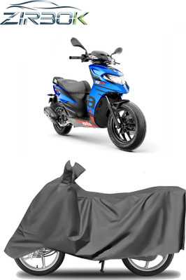 ZIRBOK Waterproof Two Wheeler Cover for Aprilia(SR 125, Grey)