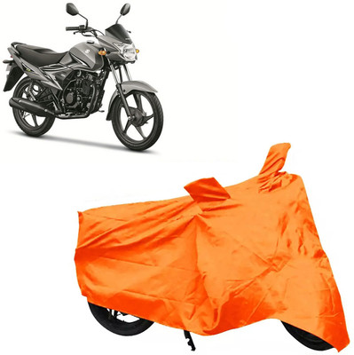 ROYAL AUTO MART Two Wheeler Cover for Suzuki(Hayate, Orange)