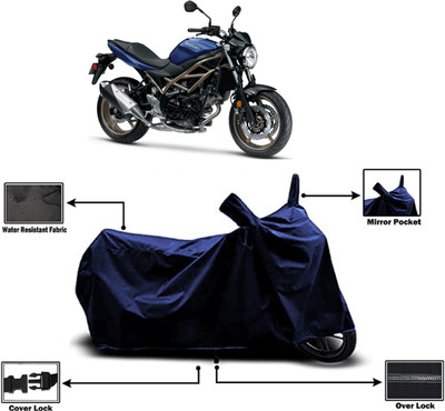Amexride Two Wheeler Cover for Suzuki(SV 650, Blue)