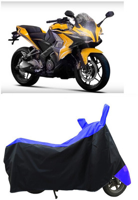 Coxtor Waterproof Two Wheeler Cover for Bajaj(Pulsar SS400, Blue)