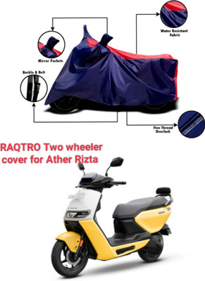 Mdstar Waterproof Two Wheeler Cover for Ather(Electric Scooter, Red, Blue)
