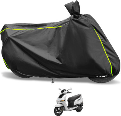 Euro Care Waterproof Two Wheeler Cover for TVS(iQube, Black)