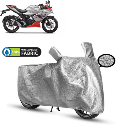 CODOKI Waterproof Two Wheeler Cover for Suzuki(Gixxer, Silver)