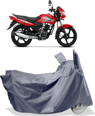 Amexride Two Wheeler Cover for TVS(Sport BS6, Grey)