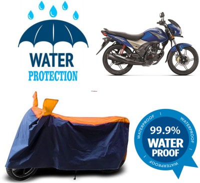 RTS COLLECTIONS Waterproof Two Wheeler Cover for Honda(CB Shine, Multicolor)