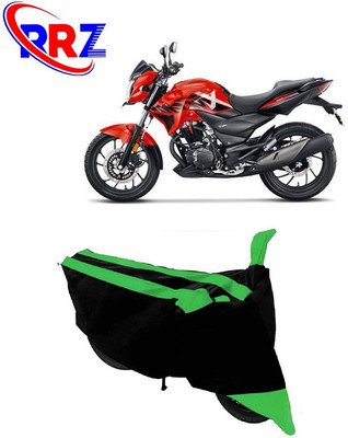 RRZ Waterproof Two Wheeler Cover for Hero(Xtreme 200R, Black, Green)