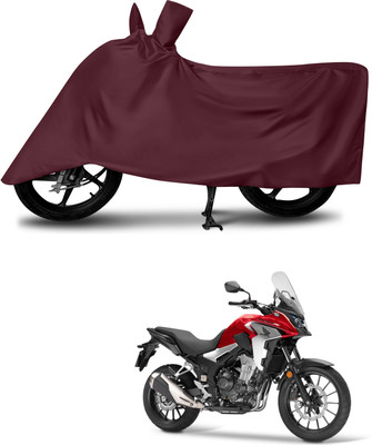 LICATOR Two Wheeler Cover for Honda(CB 500, Maroon)