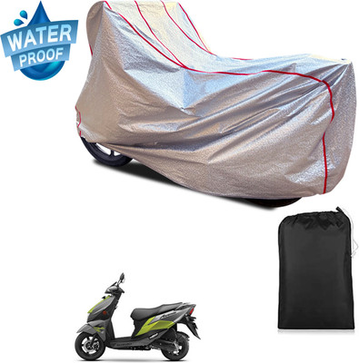 PAGORA Waterproof Two Wheeler Cover for Suzuki(Avenis 125, Silver)