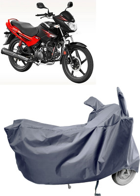 Amexride Two Wheeler Cover for Hero(Glamour Programmed FI BS6, Grey)