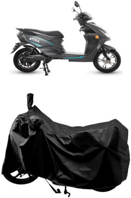 SUGASHRI Waterproof Two Wheeler Cover for Hero(Electric Atria, Black)