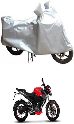 THE REAL ARV Waterproof Two Wheeler Cover for Bajaj(Silver)