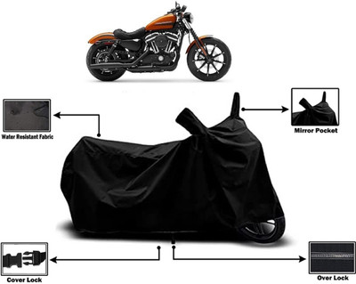 Amexride Two Wheeler Cover for Harley Davidson(Iron 883, Black)
