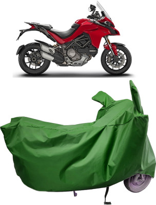 Amexride Two Wheeler Cover for Ducati(Multistrada 1260, Maroon)