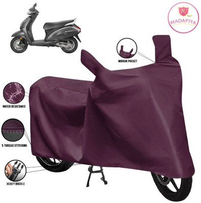 MADAFIYA Waterproof Two Wheeler Cover for Honda(Activa 4G, Maroon)