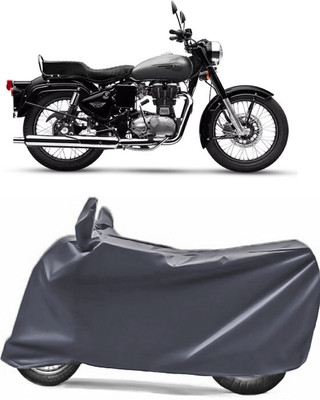 AUCTIMO Two Wheeler Cover for Royal Enfield(Bullet 350, Multicolor)