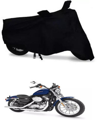 APNEK Waterproof Two Wheeler Cover for Harley Davidson(XL 883, Black)