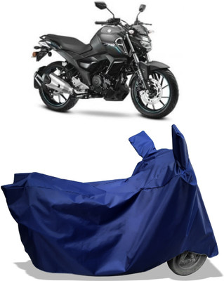 Amexride Two Wheeler Cover for Yamaha(FZ S V3.0 FI, Blue)