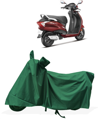 Tricway Two Wheeler Cover for Hero(Duet 125CC, Green)