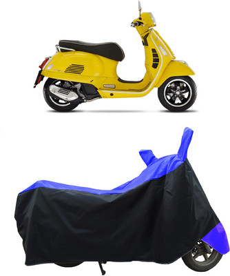 Coxtor Waterproof Two Wheeler Cover for Vespa(GTS Super 125 BS6, Blue)