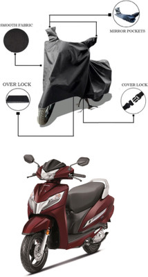 MMSSTAR Waterproof Two Wheeler Cover for Honda(Activa 125, Black)
