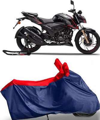 BbcMart Waterproof Two Wheeler Cover for TVS(Apache RTR 200 4V, Red)