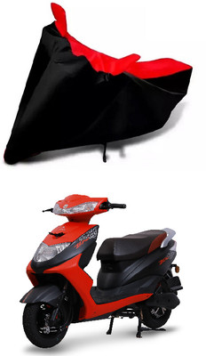 DSAMI Two Wheeler Cover for Ampere(Zeal, Red, Black)