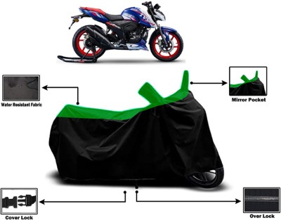 Amexride Two Wheeler Cover for TVS(Apache RTR 165 RP, Green)