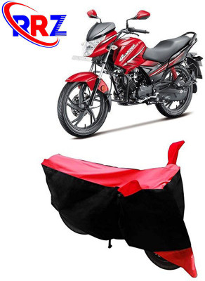 RRZ Waterproof Two Wheeler Cover for Hero(Glamour i3s, Black, Red)