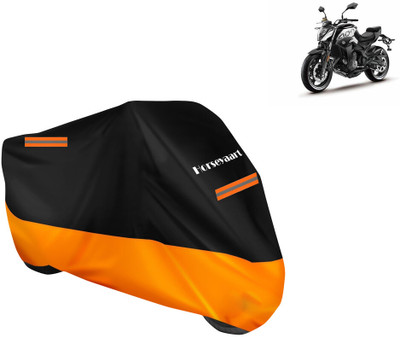 Horseyaart Waterproof Two Wheeler Cover for CFMoto(400NK, Orange)