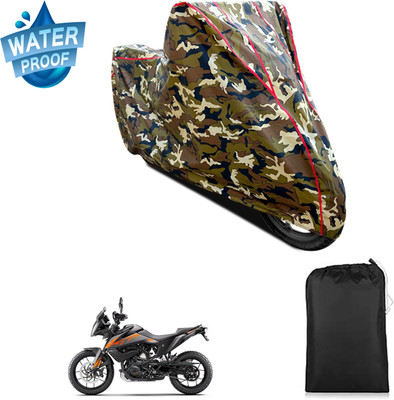 PAGORA Waterproof Two Wheeler Cover for KTM(390 Adventure BS6, Yellow)