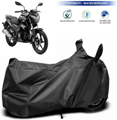 THE REAL ARV Waterproof Two Wheeler Cover for TVS(Raider, Black)