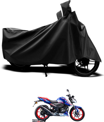 PAGORA Waterproof Two Wheeler Cover for TVS(Apache RTR 165 RP, Black)