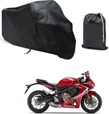 PAGORA Waterproof Two Wheeler Cover for Honda(CBR650R, Black)
