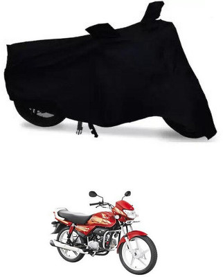 DeepShakshi AUTOMOTIVE Waterproof Two Wheeler Cover for Hero(HF Deluxe, Black)