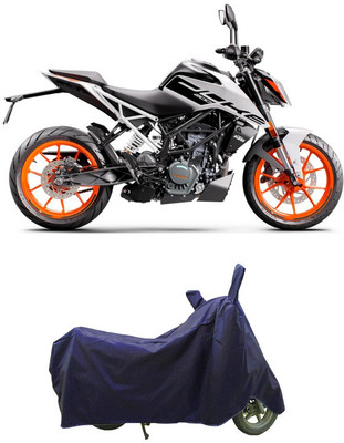 Coxtor Waterproof Two Wheeler Cover for KTM(200 Duke BS6, Blue)
