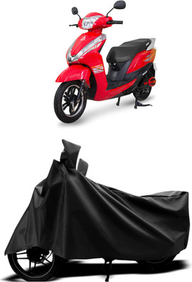 MMSSTAR Waterproof Two Wheeler Cover for Ampere(Magnus Pro, Black)